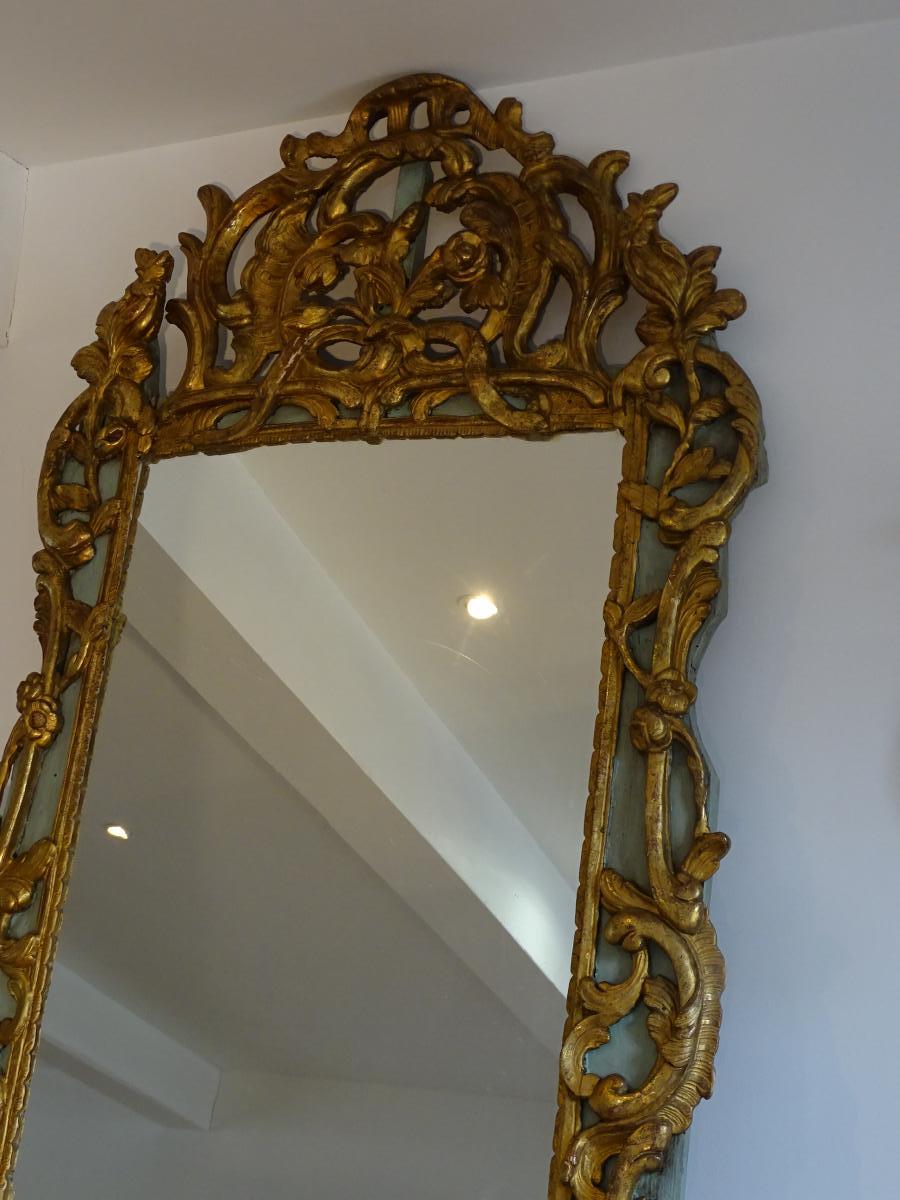  Miroir d époque Régence-photo-6