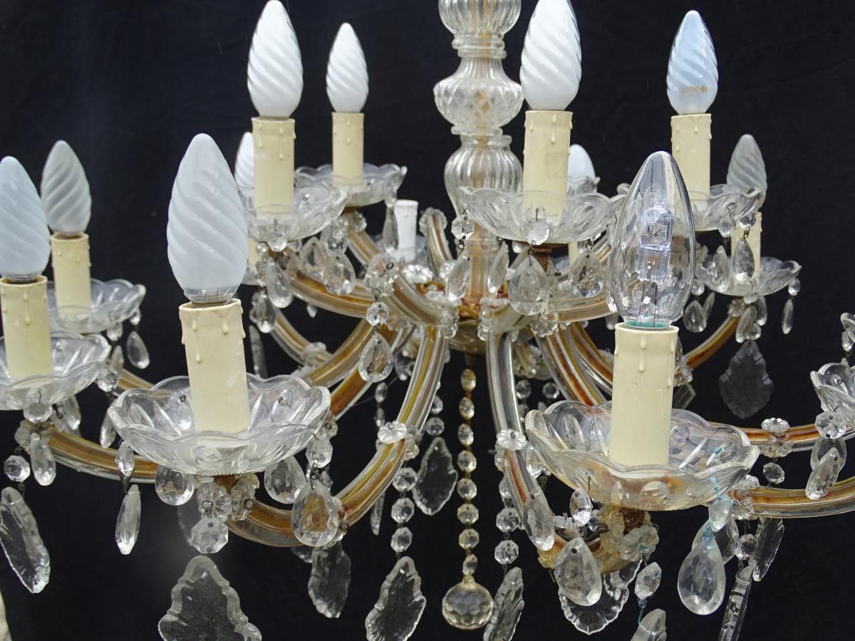 Lustre Verre De Venise-photo-4