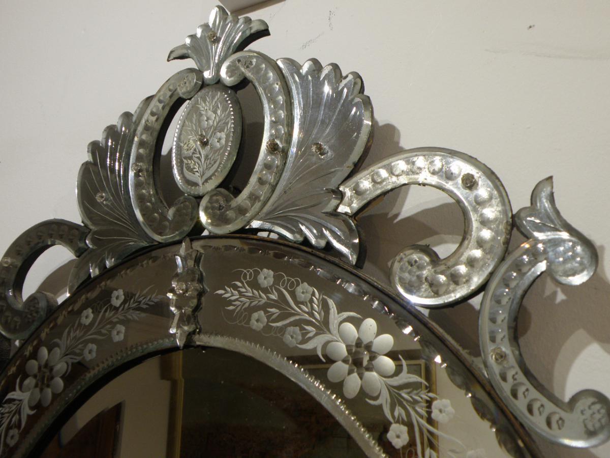 Miroir En Verre De Venise