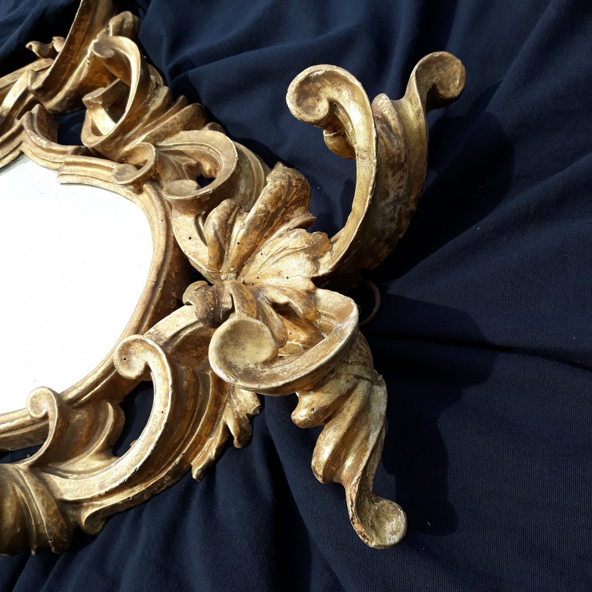 Miroir Italien  d époque XVIII eme-photo-4