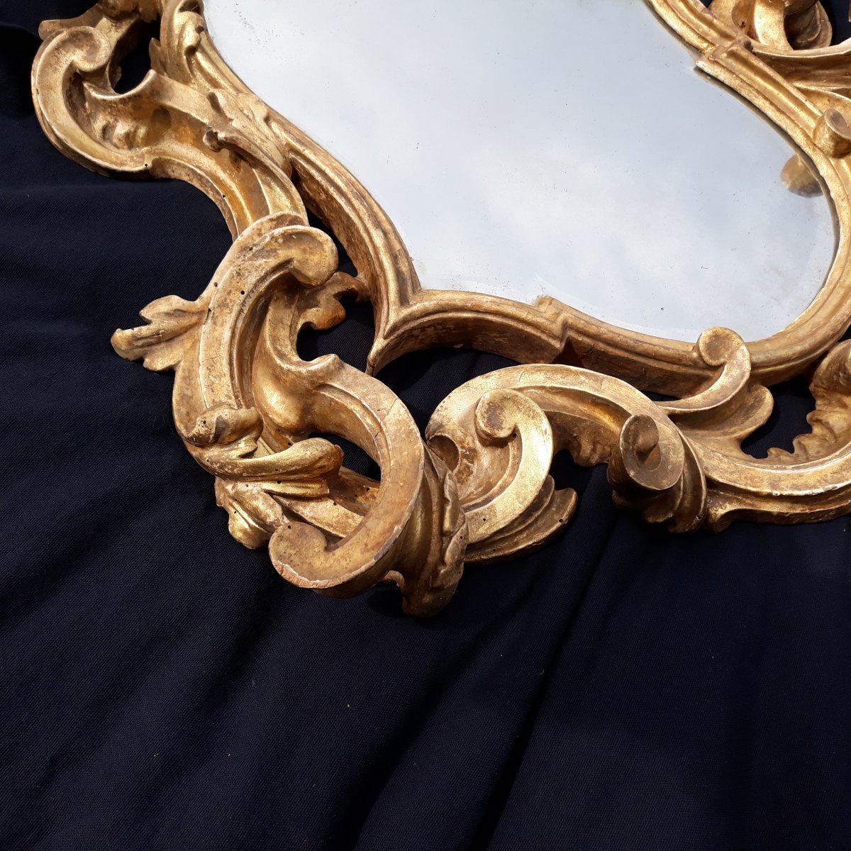 Miroir Italien  d époque XVIII eme-photo-5