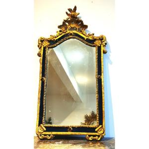Miroir XVIII Eme Louis XV En Plomb