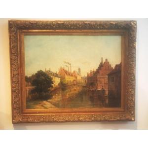 Oil On Canvas Gustave Mascart