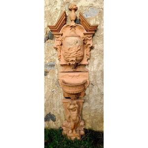 Large Fountain, Terracotta XX Eme