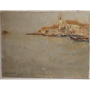 Oil On Canvas By Steinlen