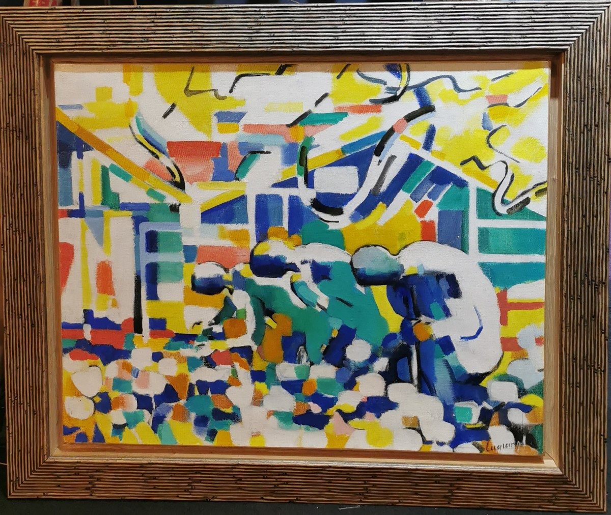Jacques Lagrange cueillettes à Antibes 1955