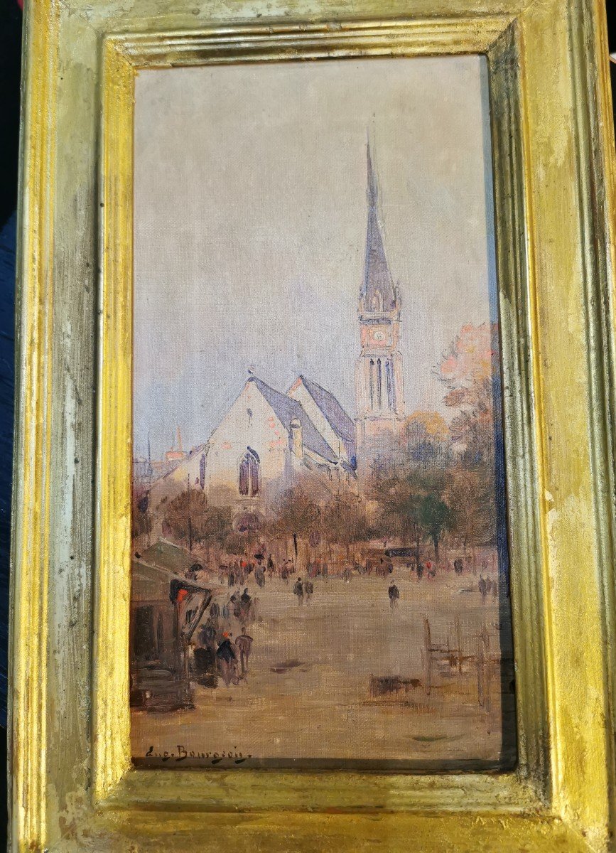 Landscape By Eugene Bourgeois, Normand Market-photo-4