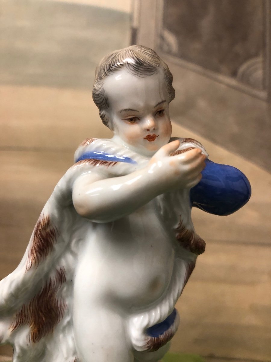"the Skater" Meissen Porcelain-photo-3