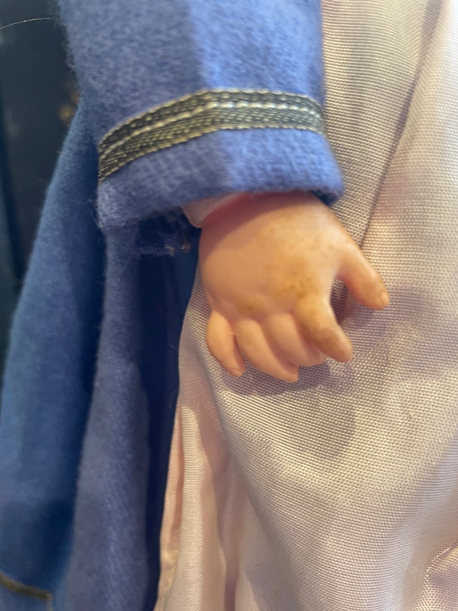 Belle Poupée En Tissu Vénus En Costume Normand 1930-photo-4