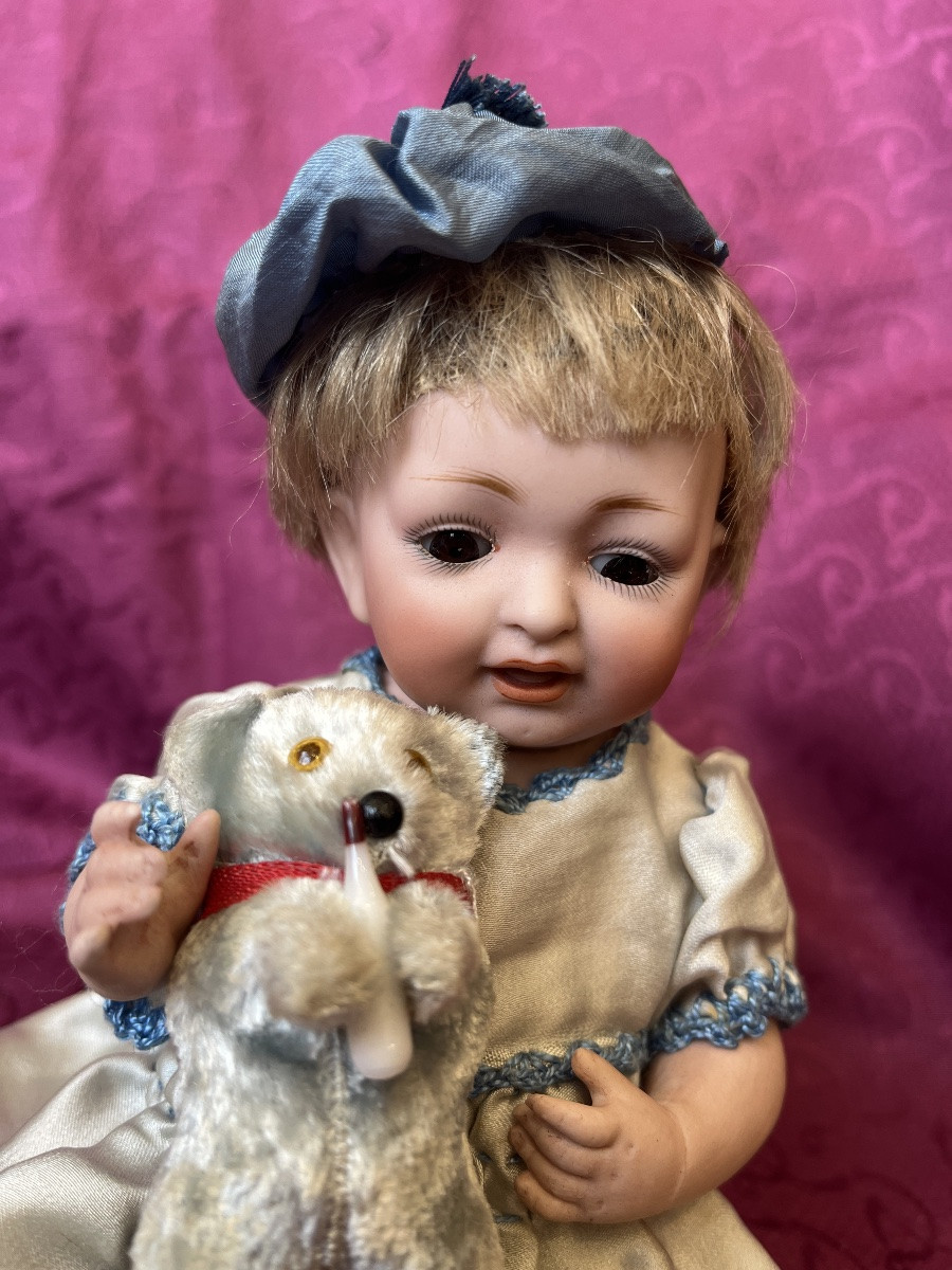 Petit Bébé Tout Biscuit Fabriqué Par Kestner -photo-2