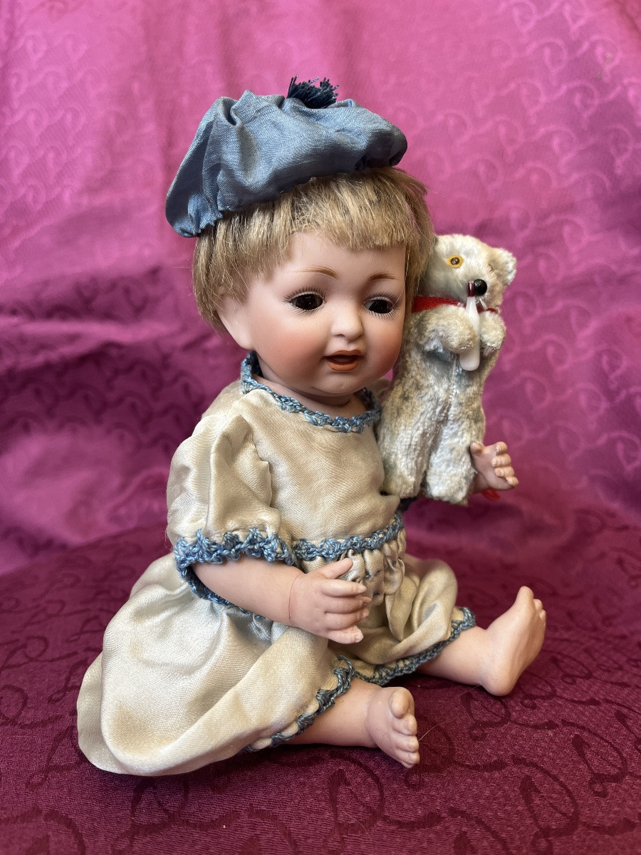 Petit Bébé Tout Biscuit Fabriqué Par Kestner -photo-3