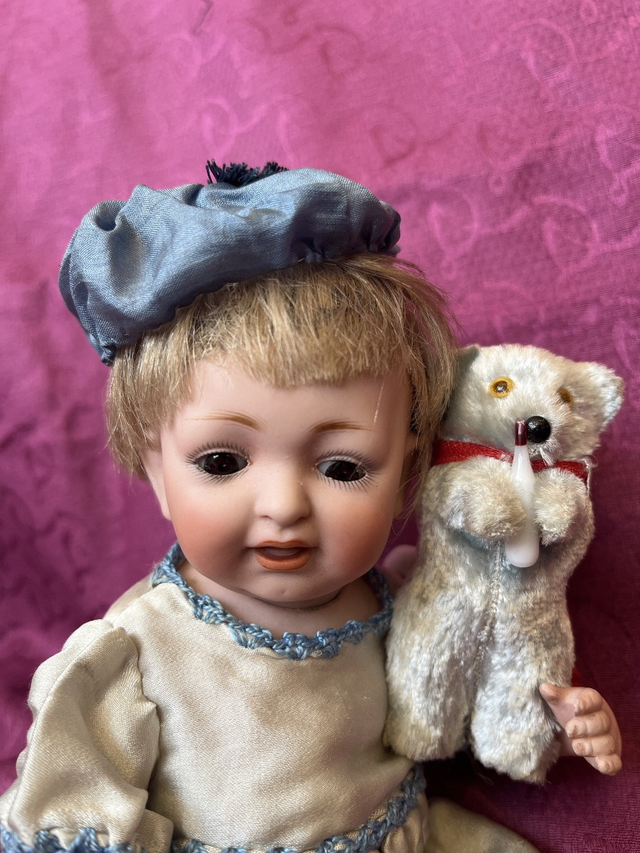 Petit Bébé Tout Biscuit Fabriqué Par Kestner -photo-4