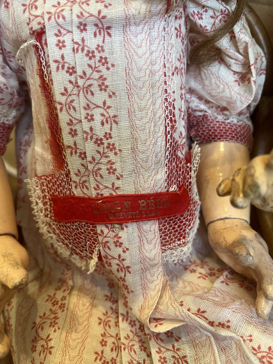Rare paire de poupées jumelles  Eden Bébé, entièrement d'origine.-photo-1