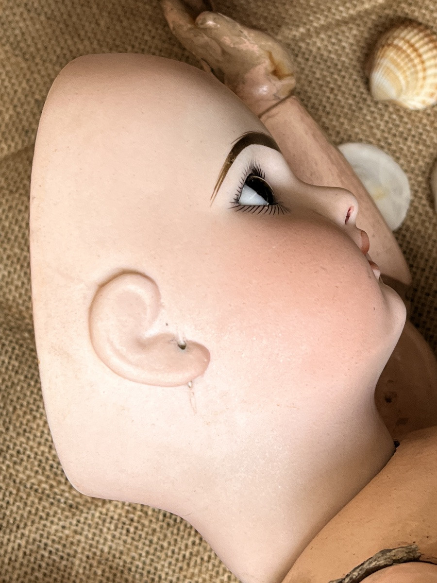 Expressive Bébé Jumeau With Unusual M Marking-photo-1