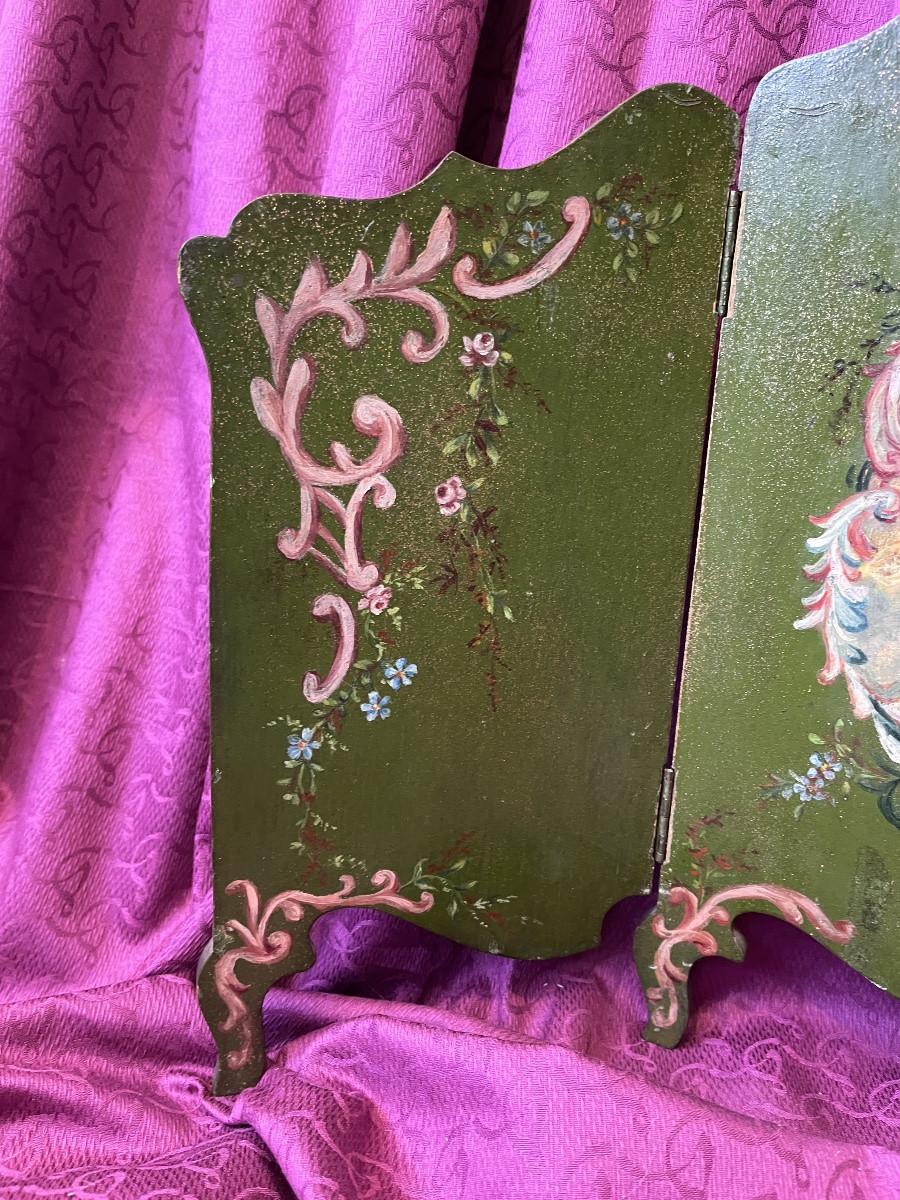 Very Decorative Wooden Folding Screen For Small Bebes-photo-4