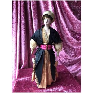 Interesting Doll Of The Ligue Du Jouet Wearing A Traditional Costume From Béarn