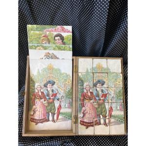 French Cube Game Around 1900