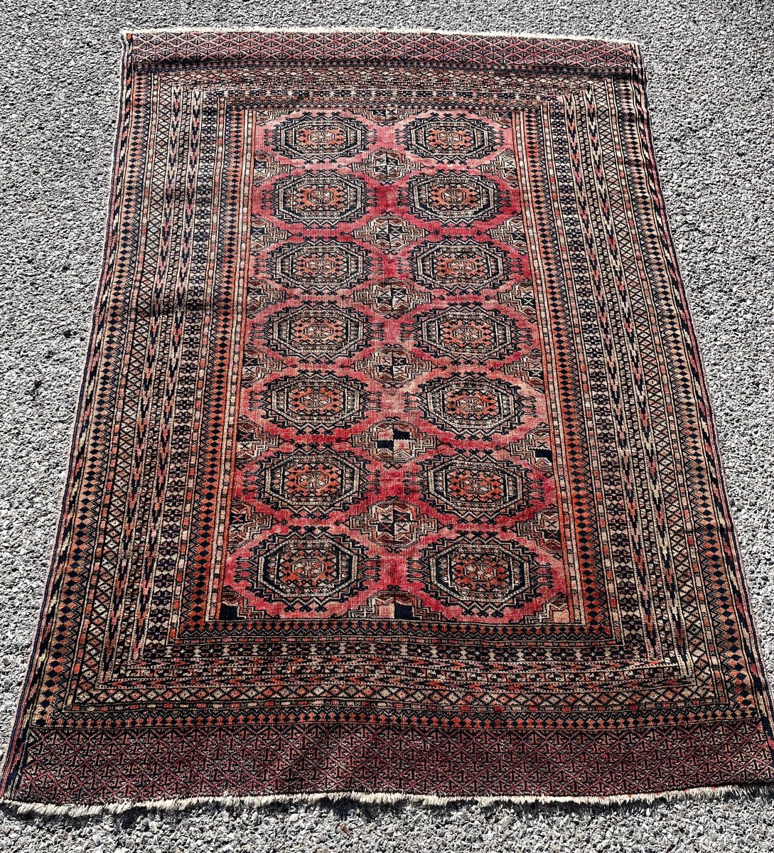 Rug Salor Tkké Turkmen :  1,10 X 1,58 Meters-photo-4