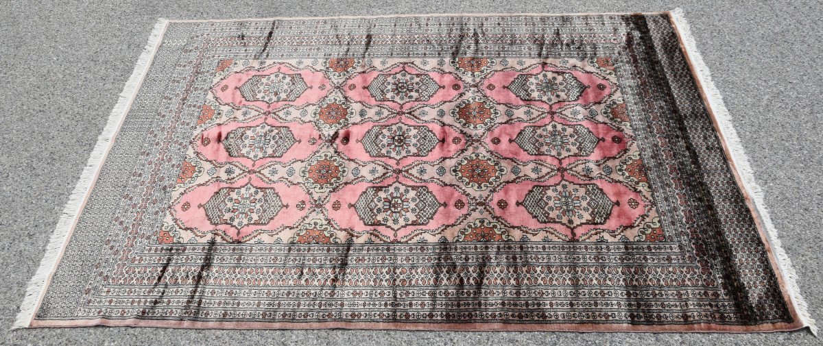 Tapis d'Orient Pakistan : 1.83 X 2.75 Mètres - Laine Très Soyeuse-photo-4