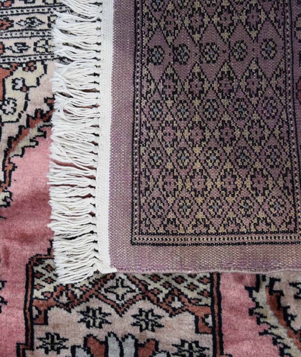 Tapis d'Orient Pakistan : 1.83 X 2.75 Mètres - Laine Très Soyeuse-photo-3