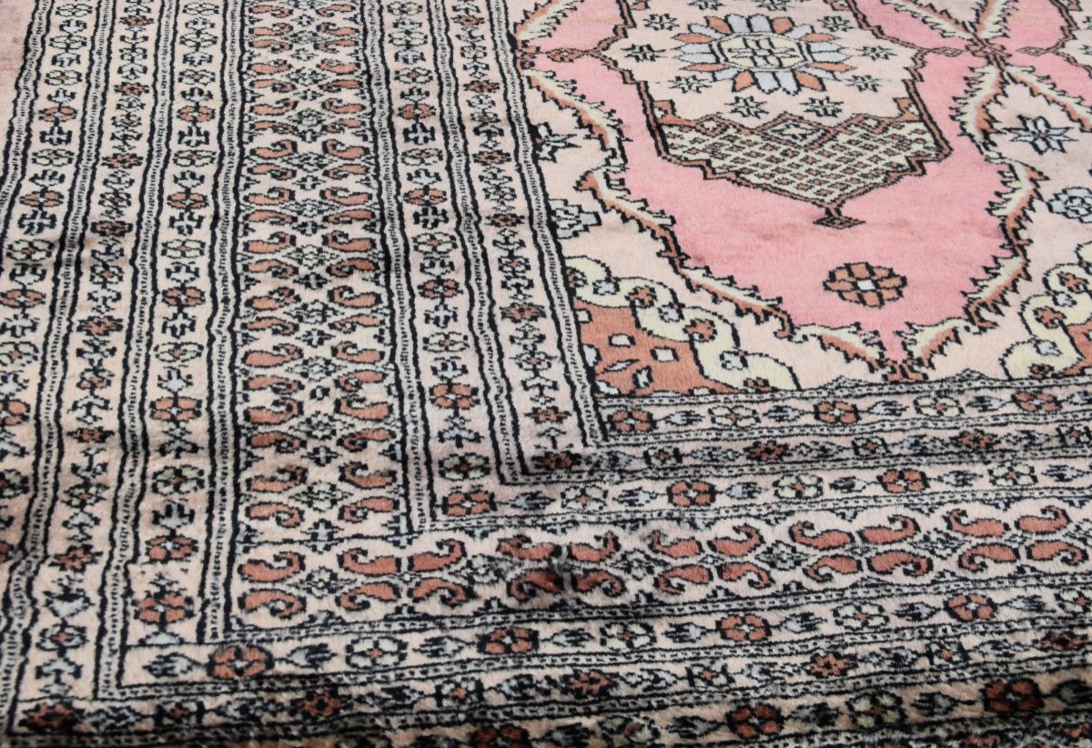 Tapis d'Orient Pakistan : 1.83 X 2.75 Mètres - Laine Très Soyeuse-photo-6