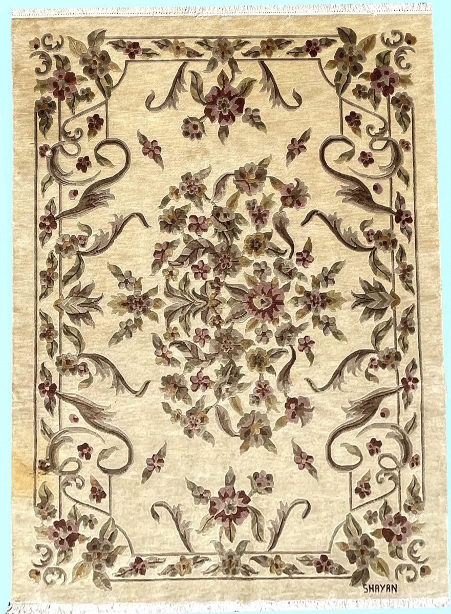 Carpet From Nepal - Wool - Handmade: 1,70 X 2,40 Meters