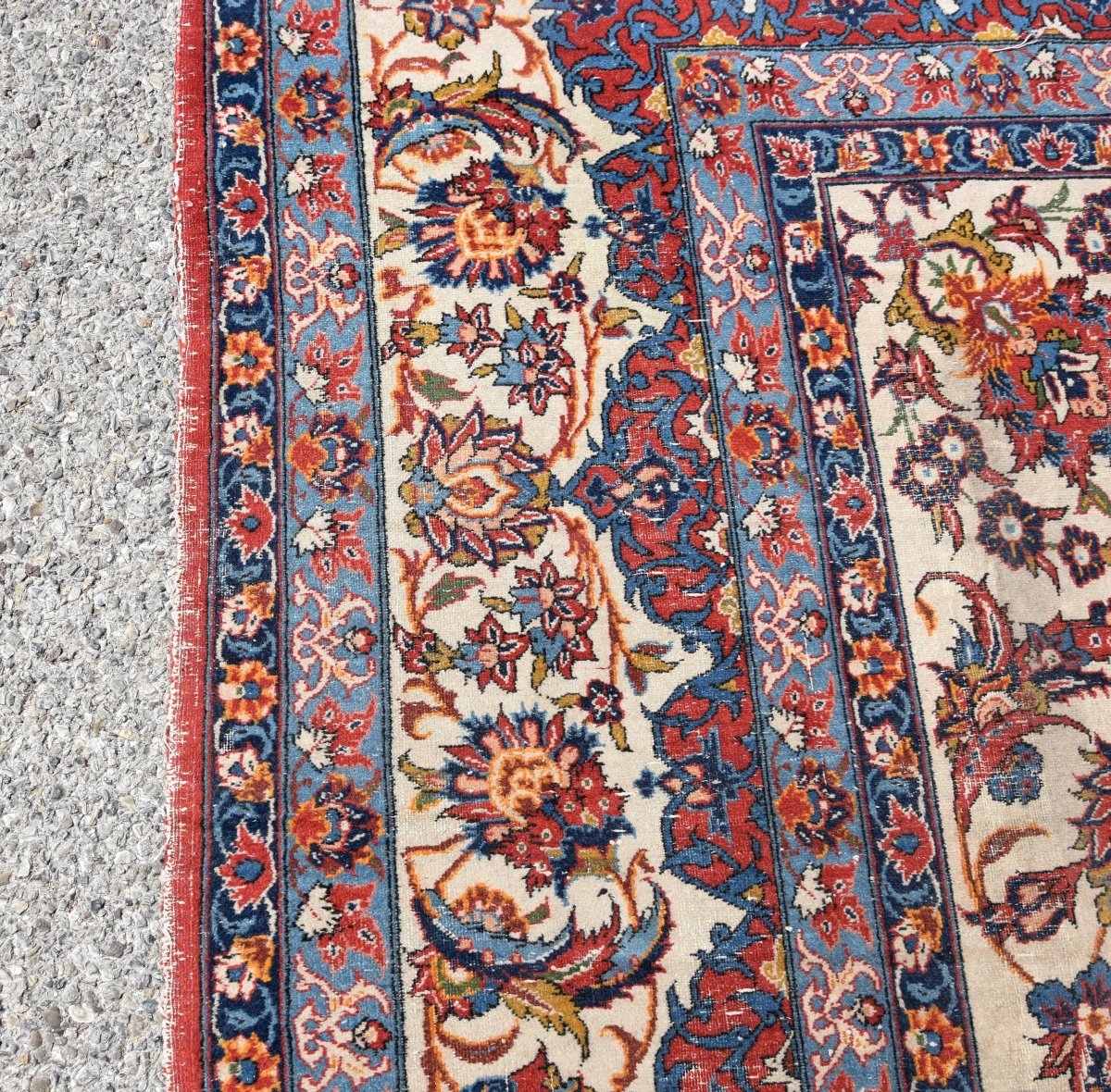 Tapis d'Orient Iran Ispahan - Dim: 2.48 X 3.80 Mètres-photo-5
