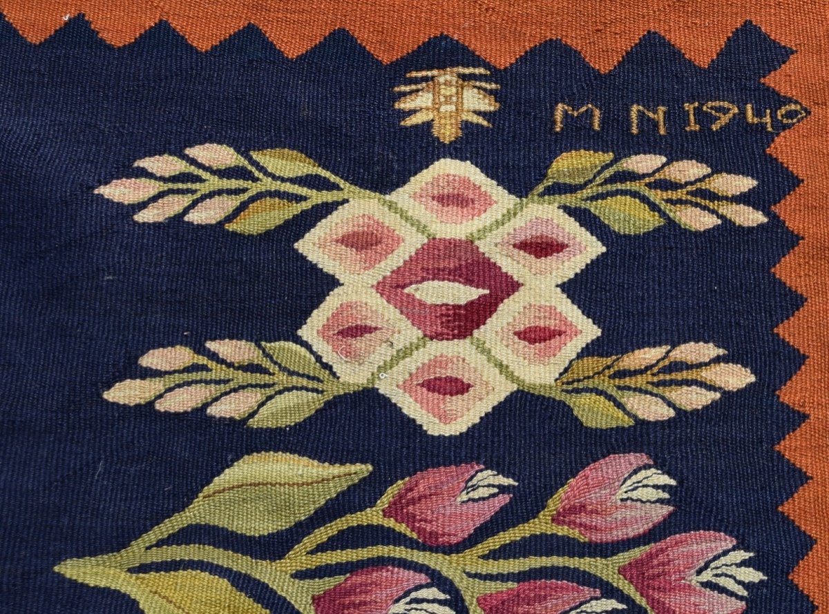 Rug, Entirely Handmade Bessarabian Kilim. Dim: 2.10 X 3.07 Meters-photo-1