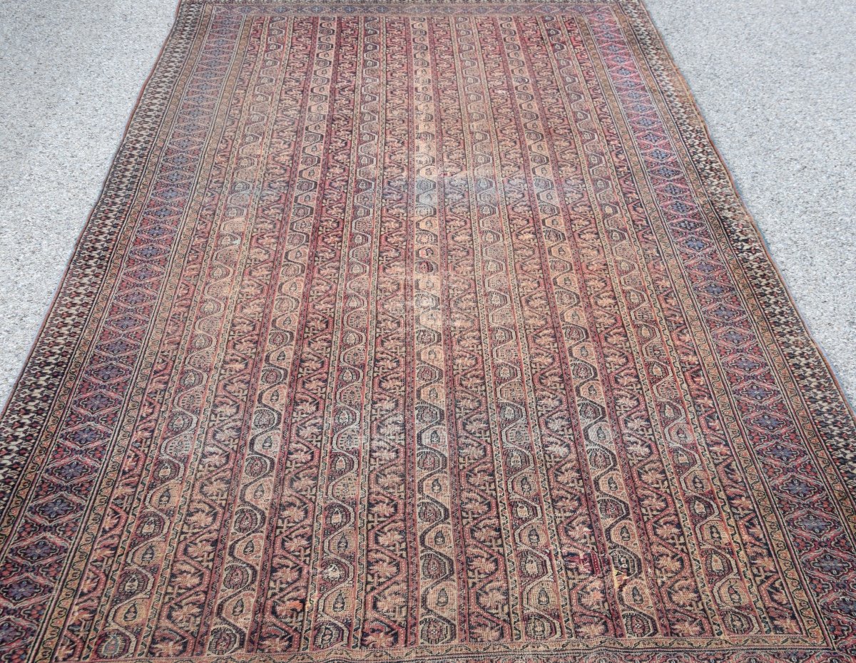 Tapis d'Orient Ancien Meshed Khorassan Iran : 4.90 X 2.30 Mètres