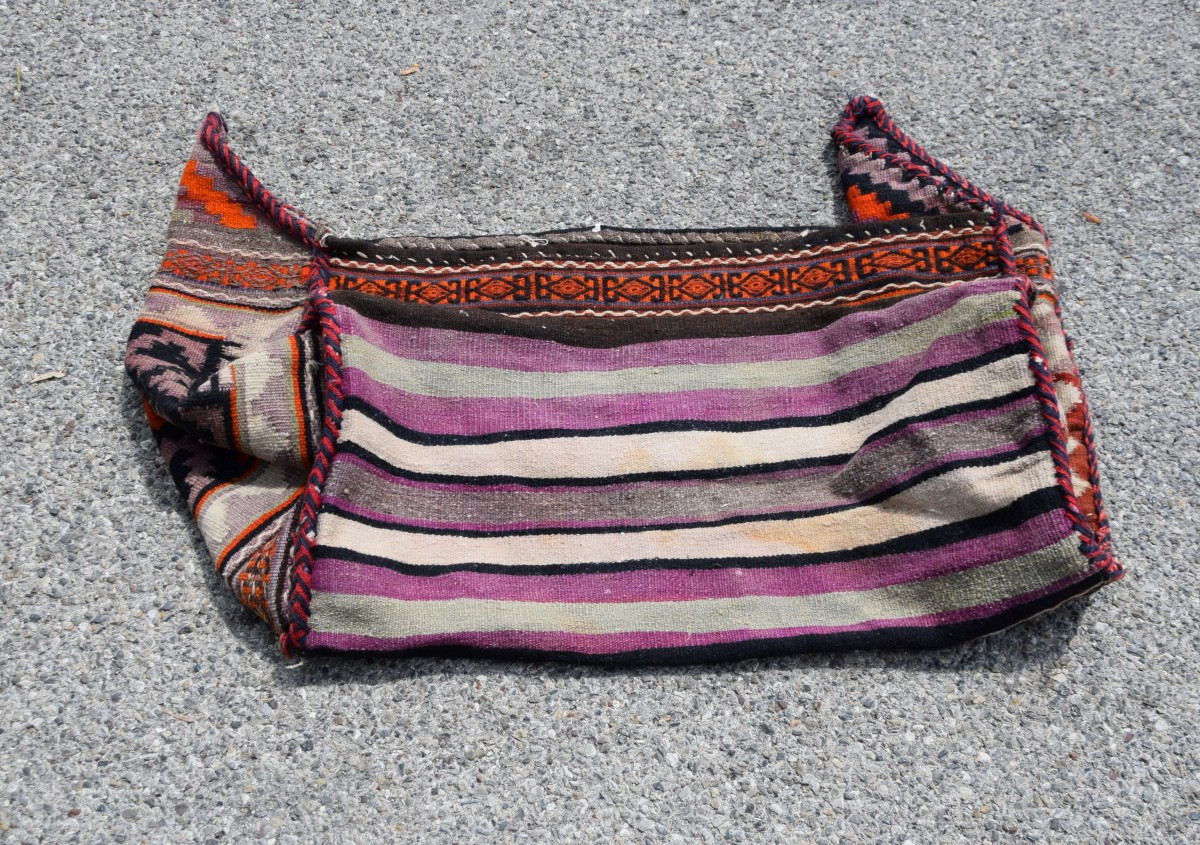 Tapis  Kilim Berceau - Sac -  Tribus Gashgaï - "Galerie Sardje"-photo-3