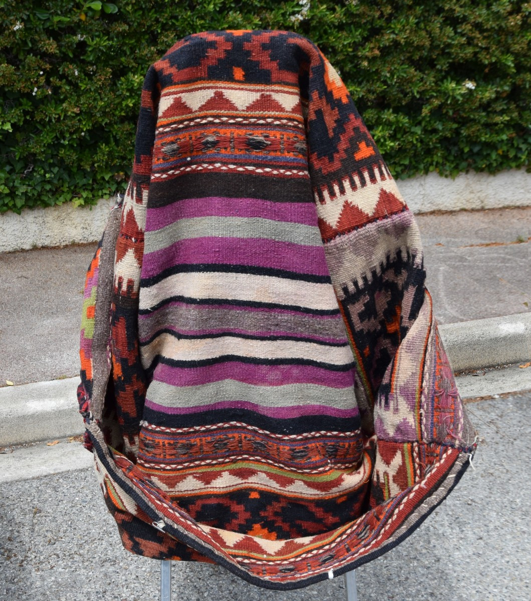 Tapis  Kilim Berceau - Sac -  Tribus Gashgaï - "Galerie Sardje"-photo-1