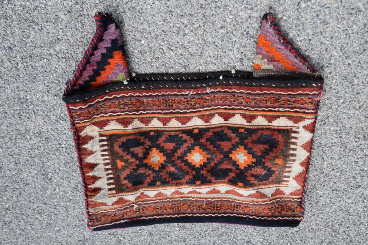 Tapis  Kilim Berceau - Sac -  Tribus Gashgaï - "Galerie Sardje"-photo-2