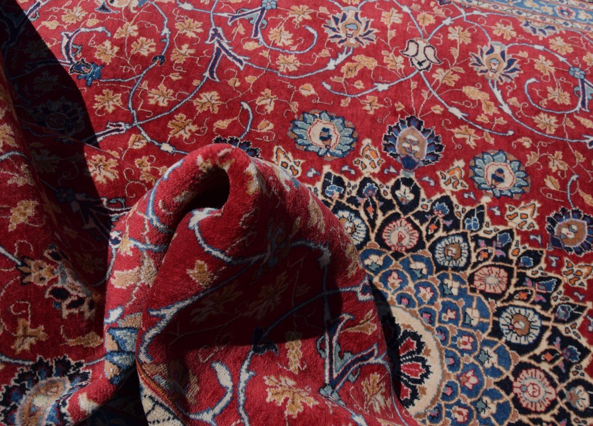 Grand Tapis d'Orient Iran, Kashan  Persan -3.00 X 3.85 Mètres-photo-2