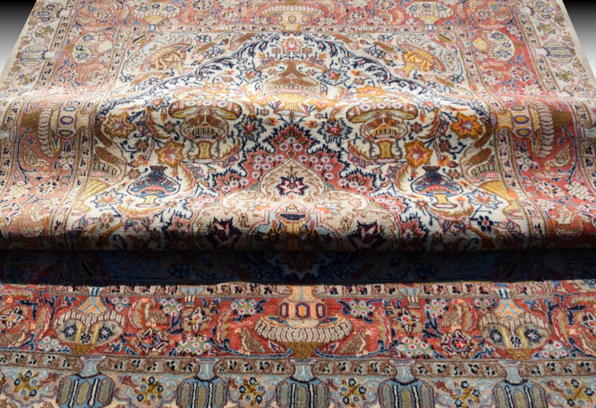  Kashmar Iran Wool Oriental Rug: 2.00 X 2.90 Meters-photo-5