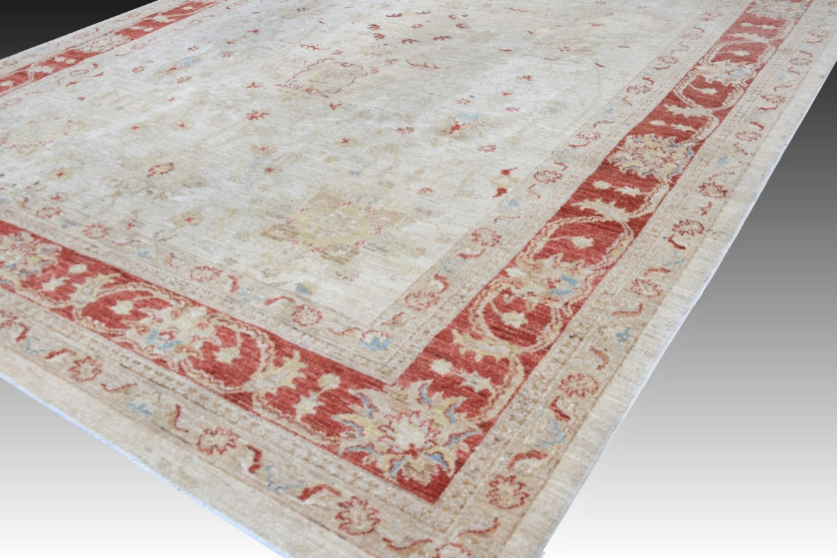  Tapis d'Orient Ziegler : 3.06 X 2.00 Mètres - En Laine, Fait Main"