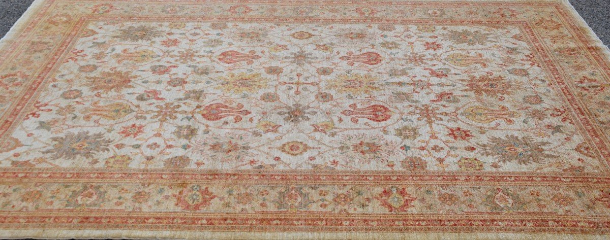 Grand Tapis d'Orient Fait Main - Ziegler : 2.80 X 3.80 Mètres-photo-1