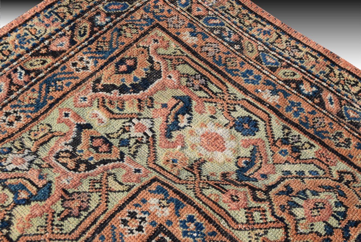 Grand Tapis d'orient Iran FERAHAN ancien  : 4.27 x  3.10 Mètres-photo-7
