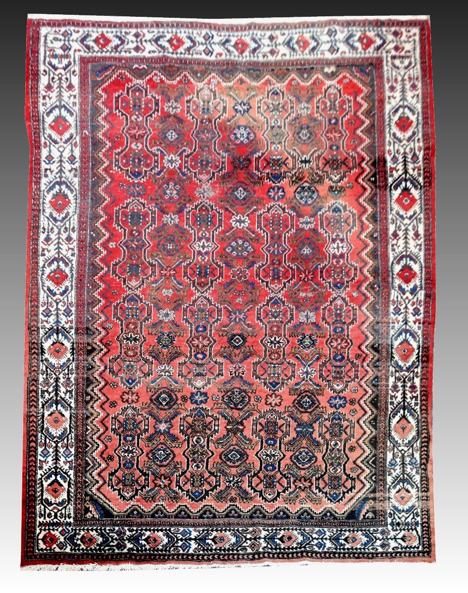Oriental Rug Iran Hosseinabad: 3.07 X 2.10 Meters -photo-2