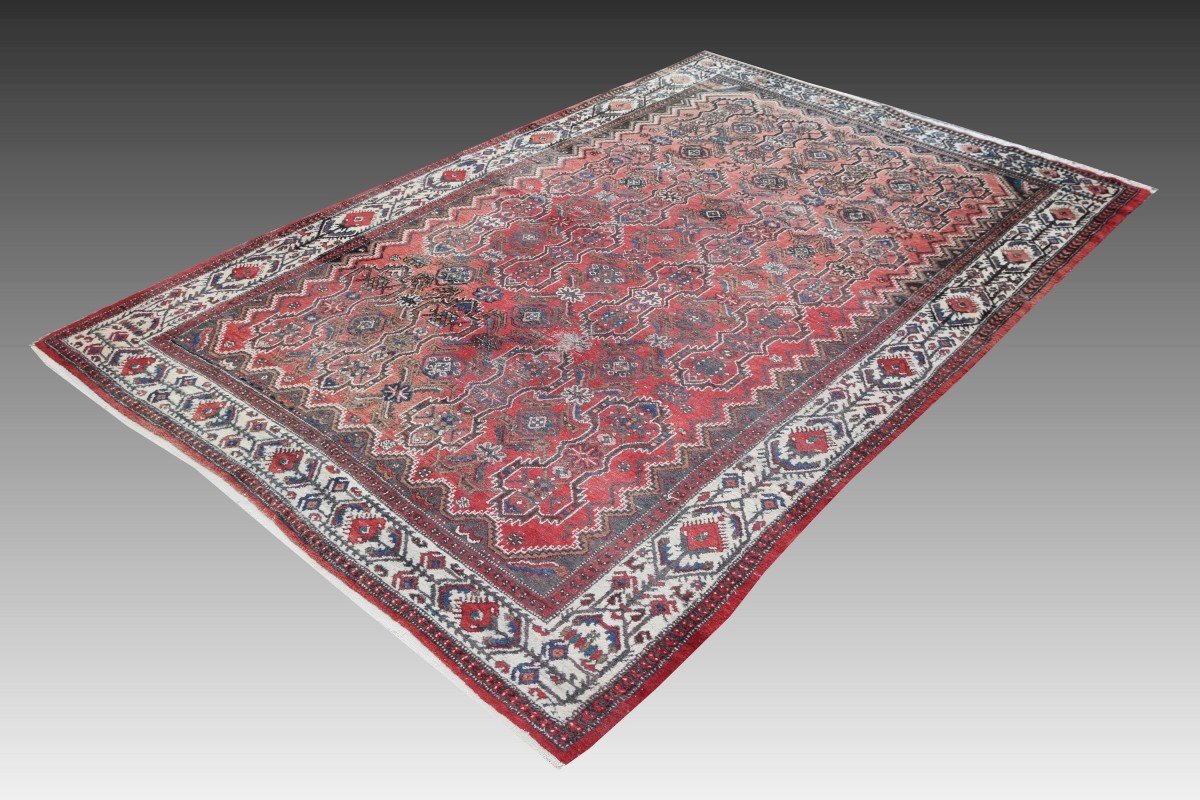 Oriental Rug Iran Hosseinabad: 3.07 X 2.10 Meters -photo-4