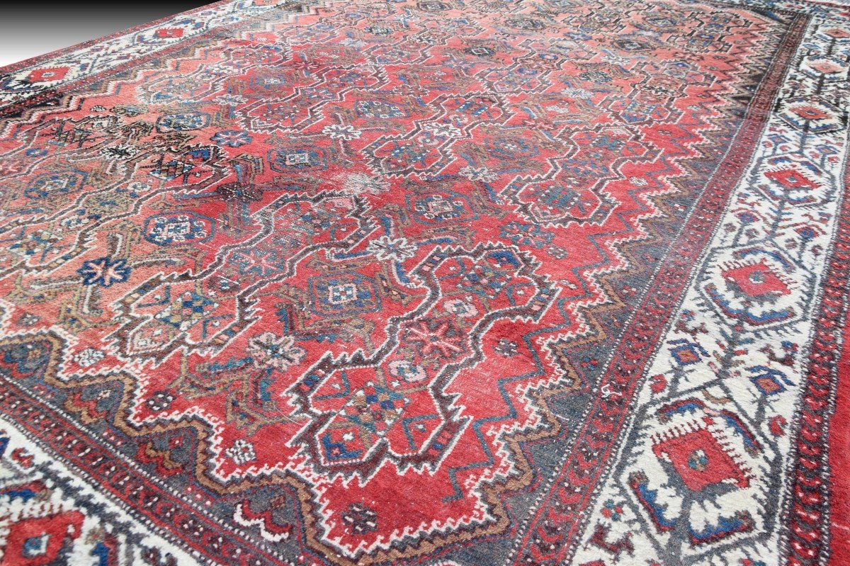 Oriental Rug Iran Hosseinabad: 3.07 X 2.10 Meters -photo-3