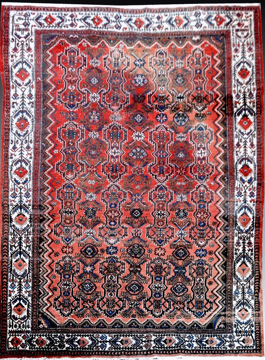 Oriental Rug Iran Hosseinabad: 3.07 X 2.10 Meters 