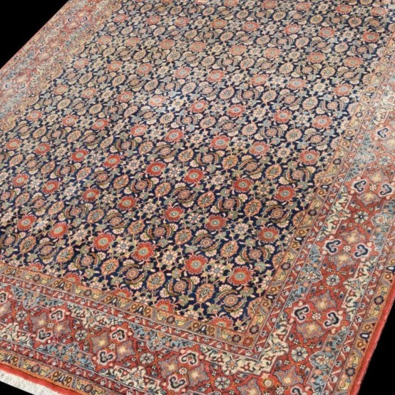 Tapis d'Orient Iran Ghoum, Laine  : 3.33 x 2.35 Mètres 