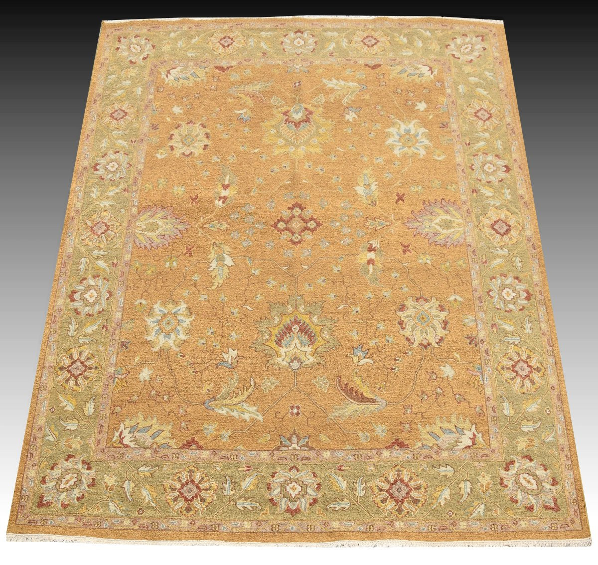 Large Oriental Rug, Handmade: Ziegler: 2.40 X 3.00 Meters-photo-2