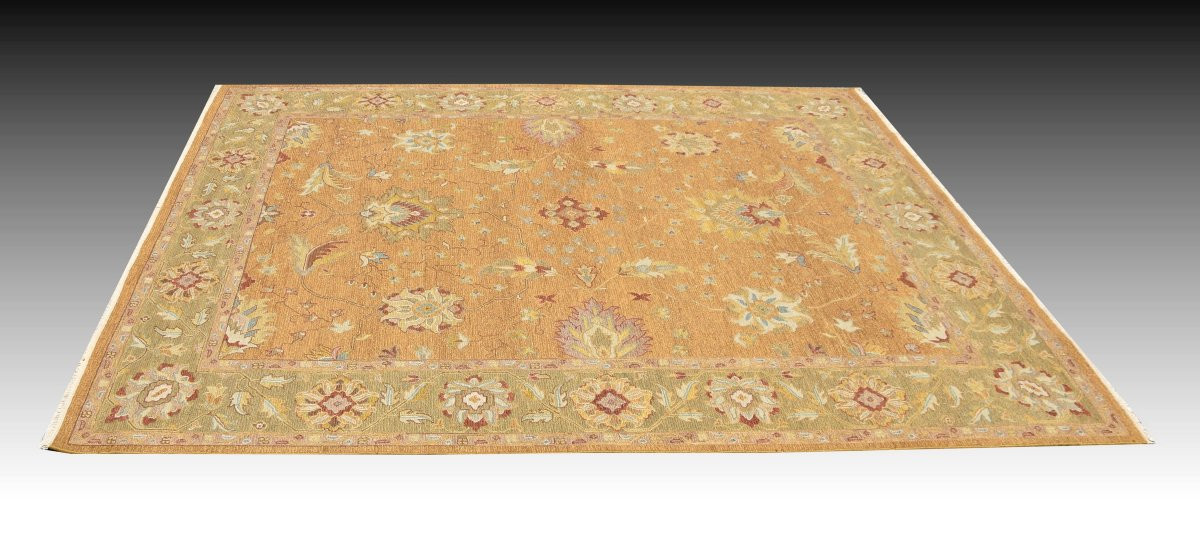Large Oriental Rug, Handmade: Ziegler: 2.40 X 3.00 Meters-photo-3