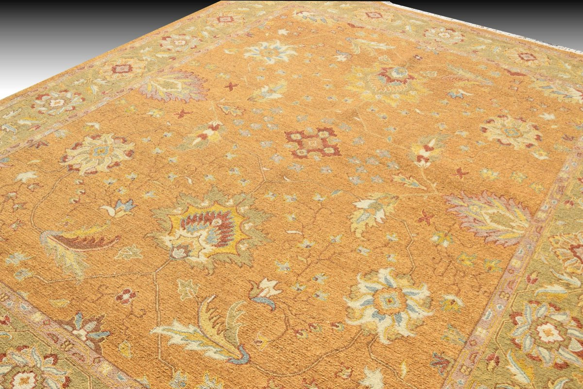 Large Oriental Rug, Handmade: Ziegler: 2.40 X 3.00 Meters-photo-4