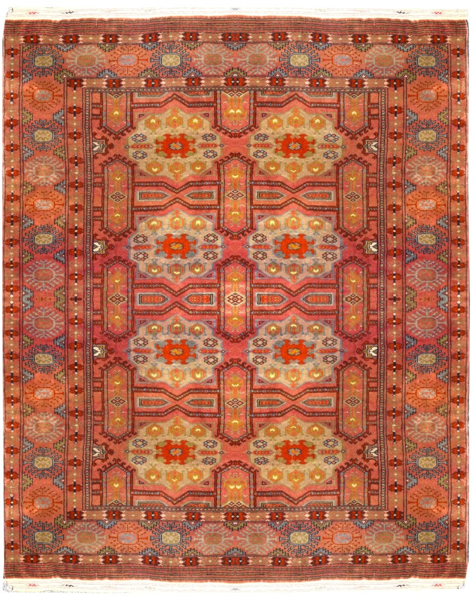 Tapis d'Orient Karakalpak (ouzbékistan) Début XXe Siècle  : 2.70 X 1.85 Mètres-photo-2