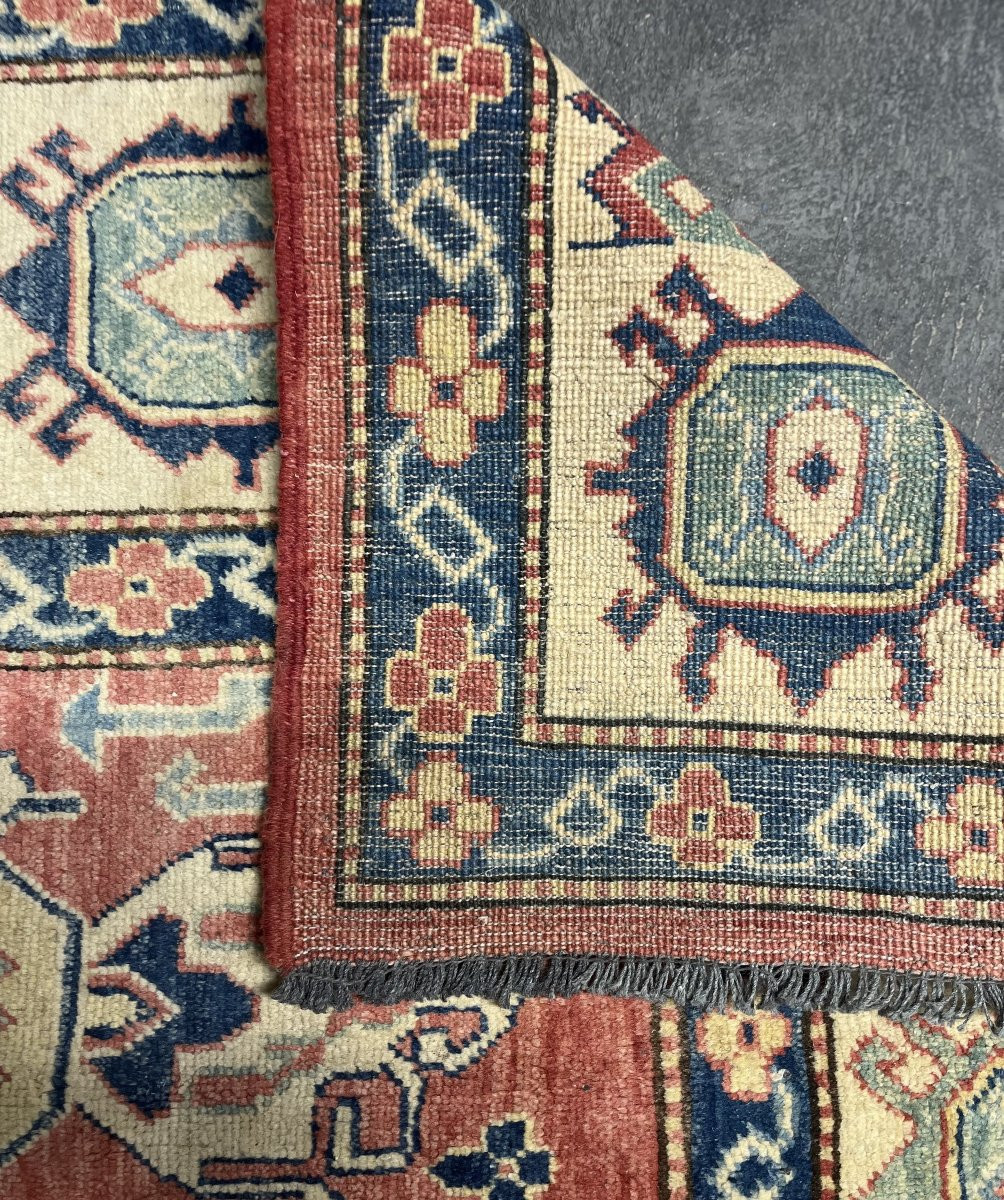Ghazni Afghanistan Oriental Rug: 3.14 X 2.20 Meters -photo-8