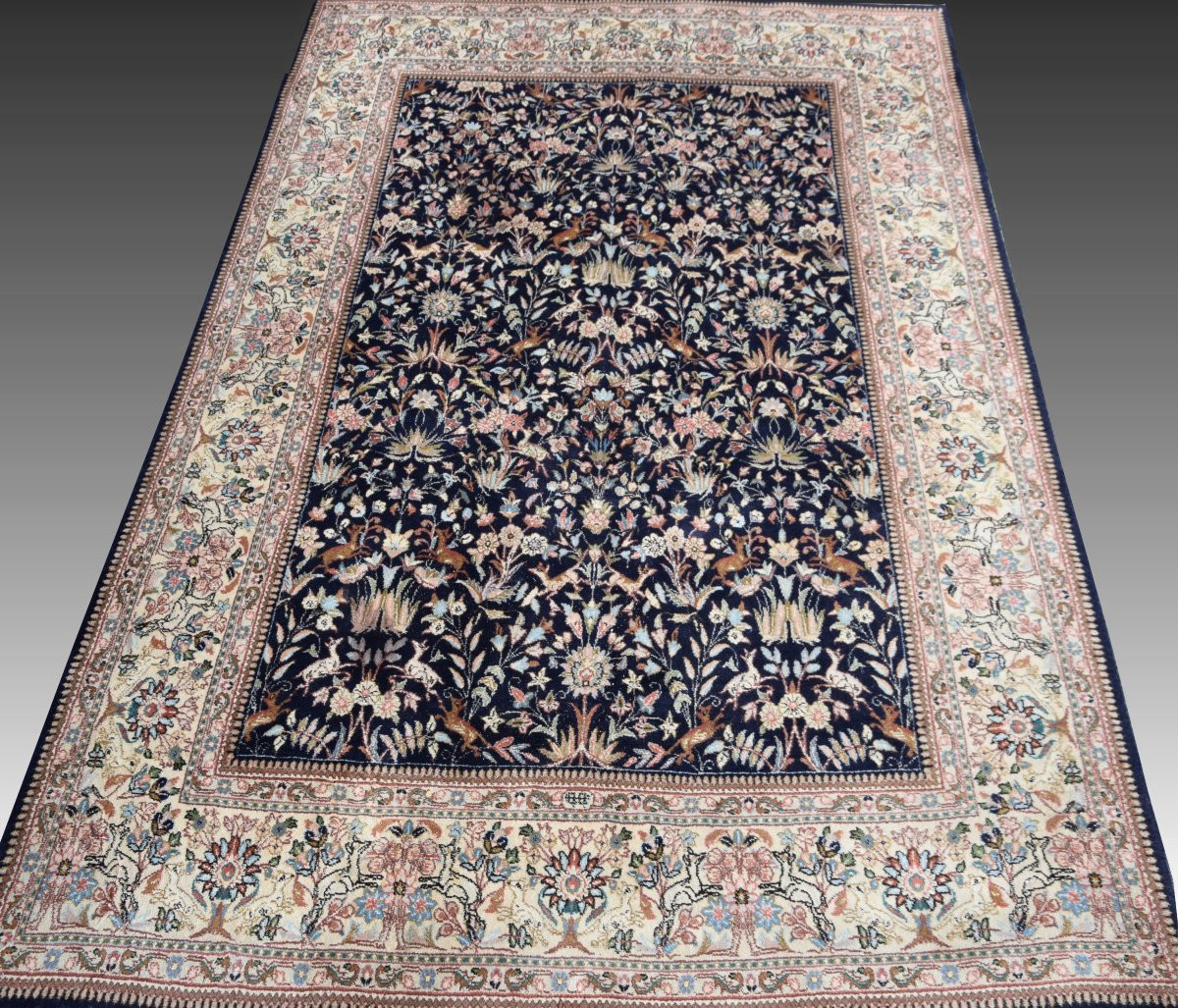 Indo-kirman Oriental Rug: 2.70 X 1.90 Meters -handmade-photo-3