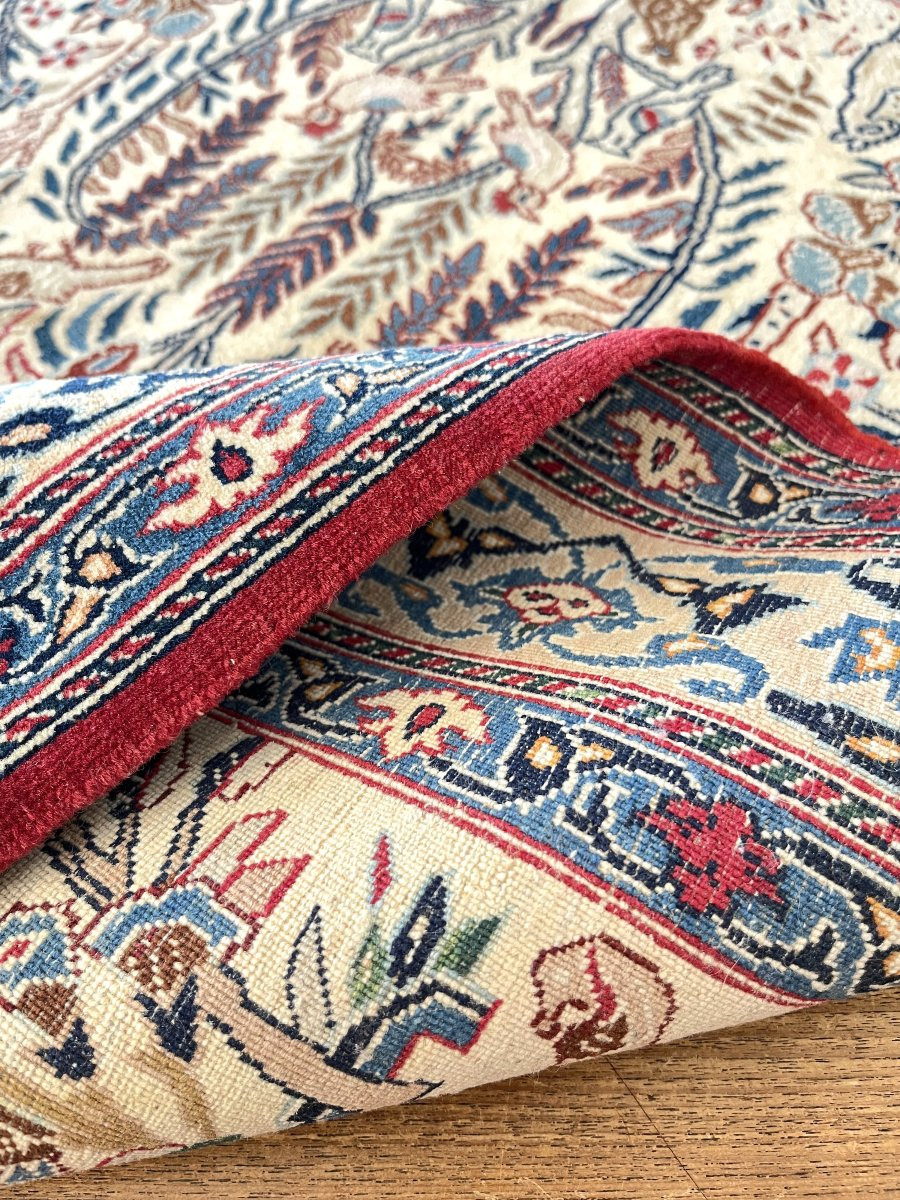 Persian Rug Iran Nain Tudeshk 1.08 X 0.78 Cm - Wool And Silk-photo-3