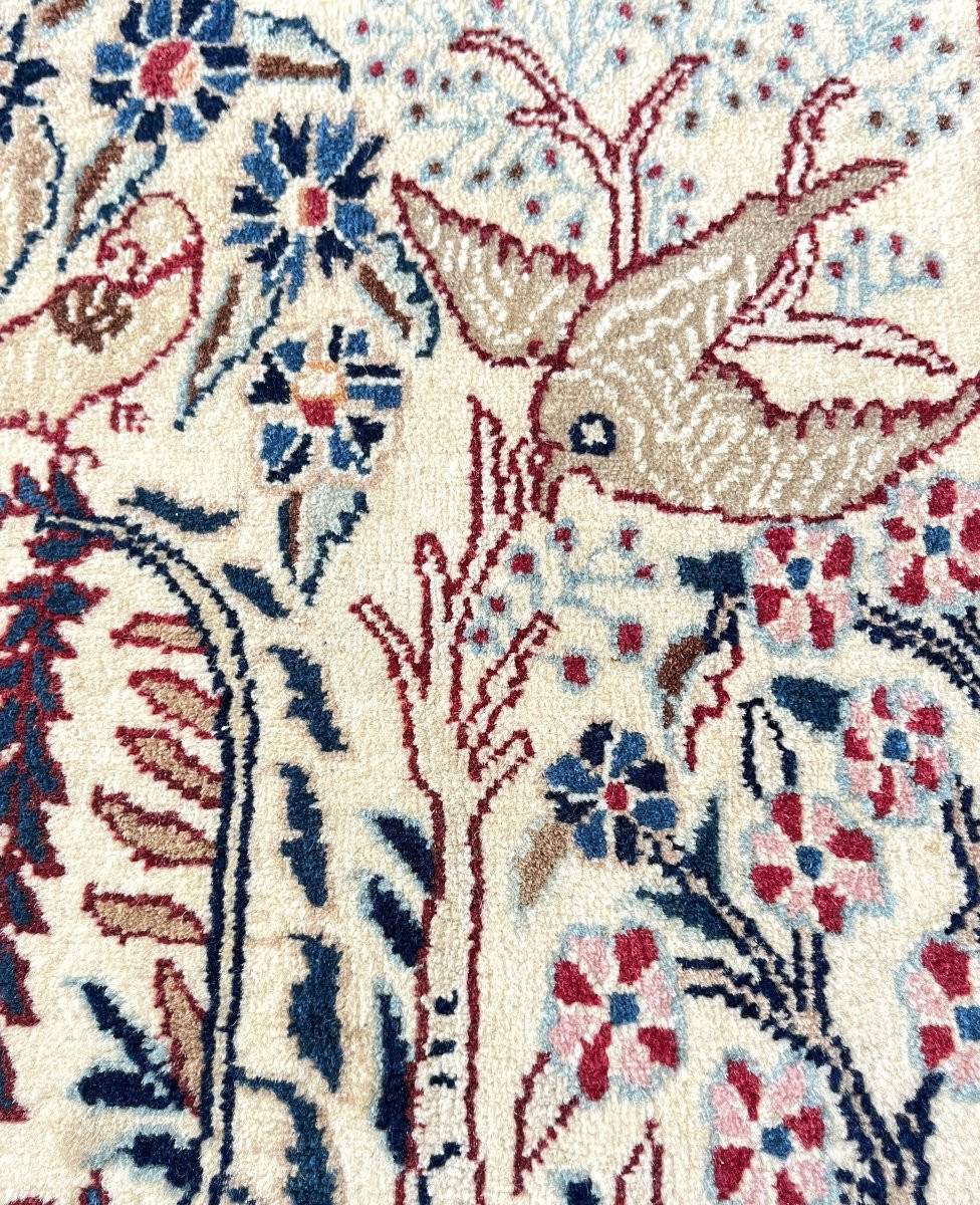 Persian Rug Iran Nain Tudeshk 1.08 X 0.78 Cm - Wool And Silk-photo-4
